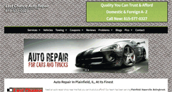 Desktop Screenshot of lastchanceautorepairs.com